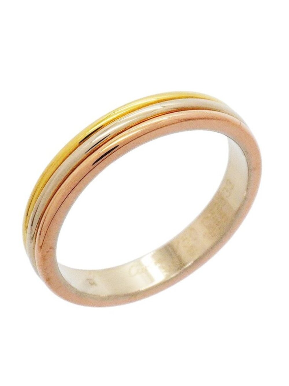 Cartier Ring Vendome 18K Yellow Gold 18K White Pink